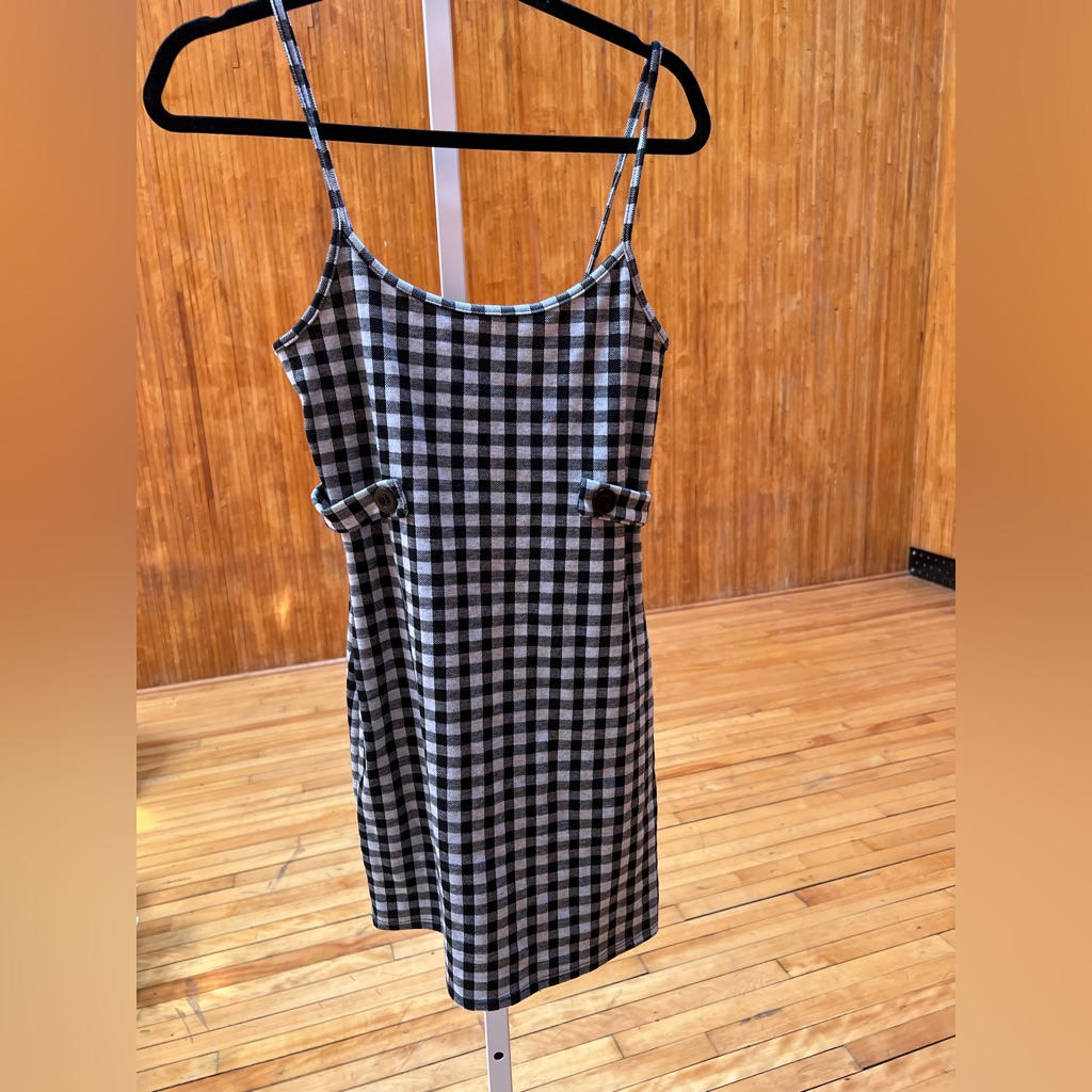 Rue21 Black And White Checkered Dress